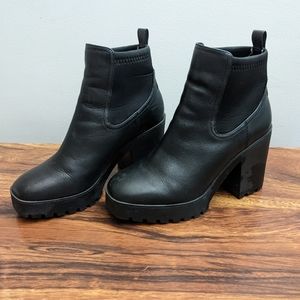 Aldo Chelsea Platform Bootie - Black - 8